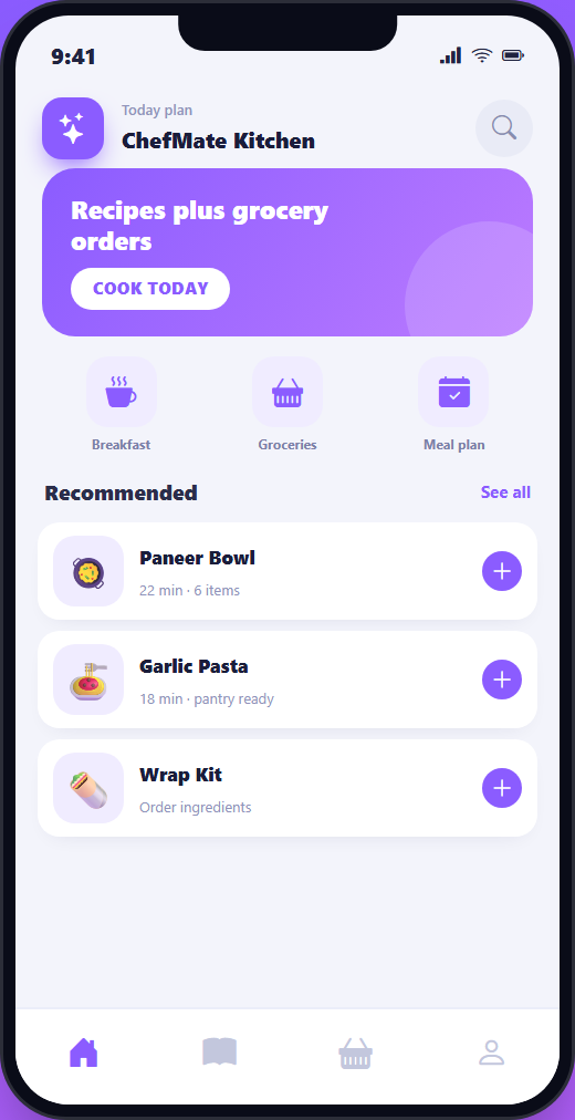 ChefMate mockup